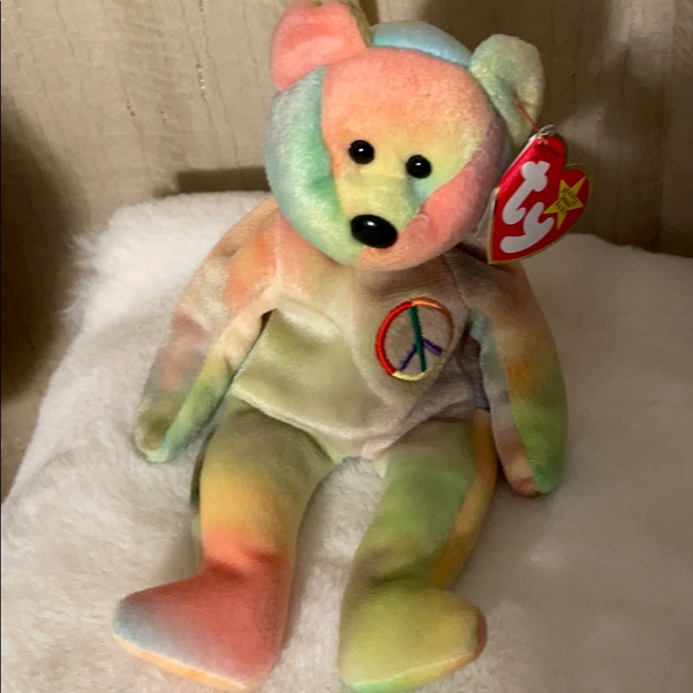 Peace Bear Collector 1996 “Peace” Beanie